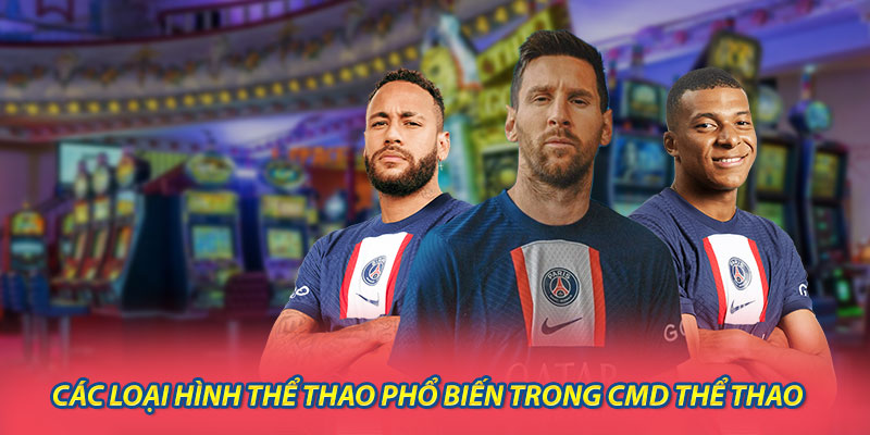 Các loại hình thể thao phổ biến trong Cmd thể thao